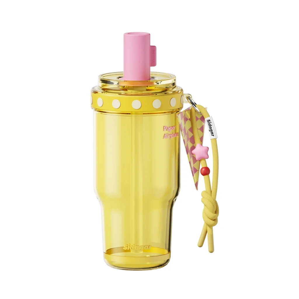 Yellow Pink Vibe Tumbler